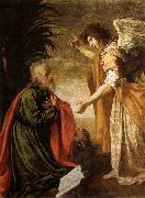 Jacopo Vignali San Giovanni evangelista a Patmos France oil painting artist